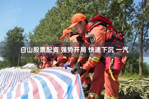 白山股票配资 强势开局 快速下沉 一汽