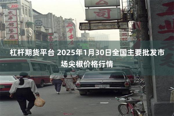 杠杆期货平台 2025年1月30日全国主要批发市场尖椒价格行情